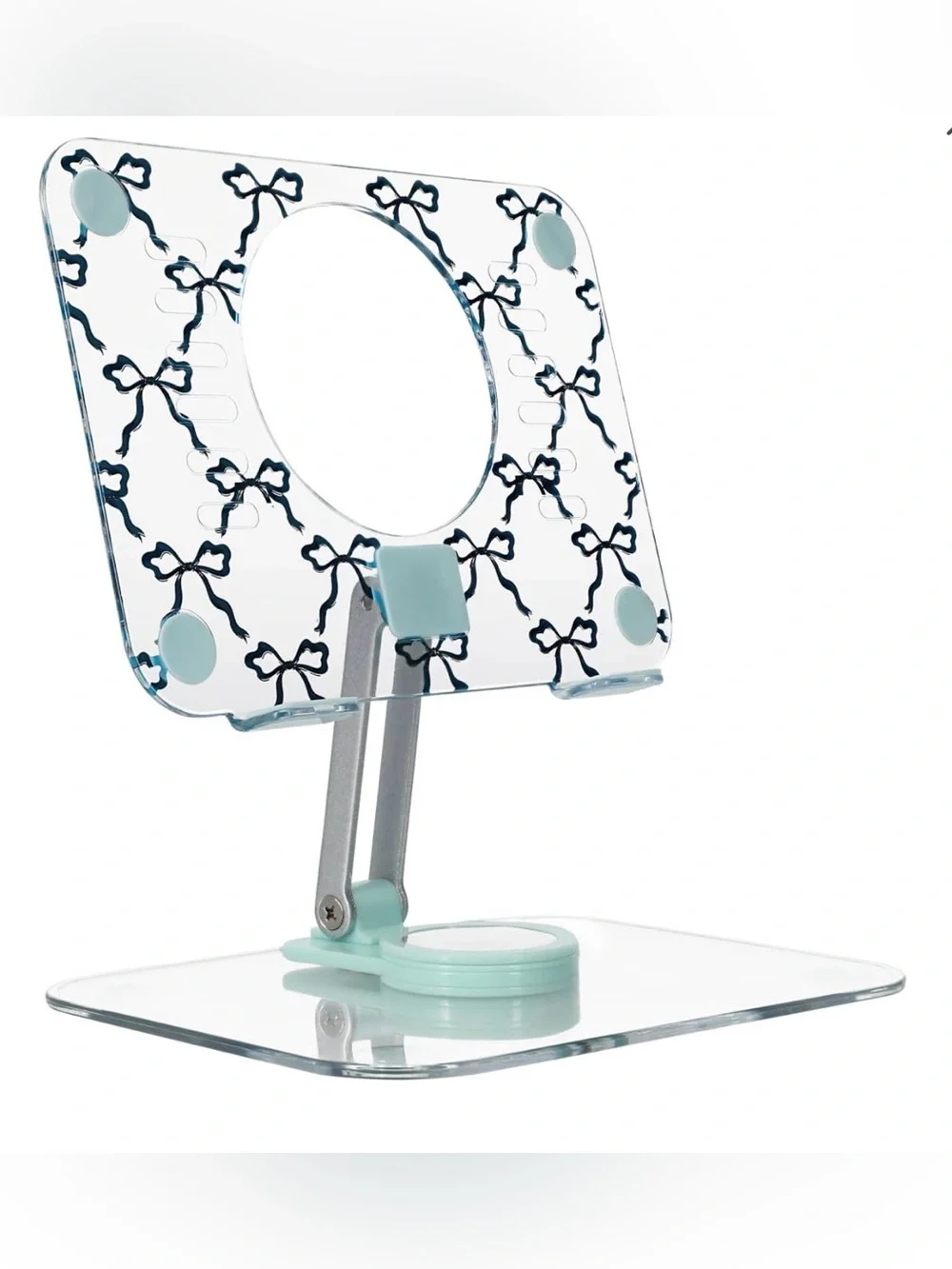 Five Below Bow Clear Adjustable Tablet & Cookbook Stand